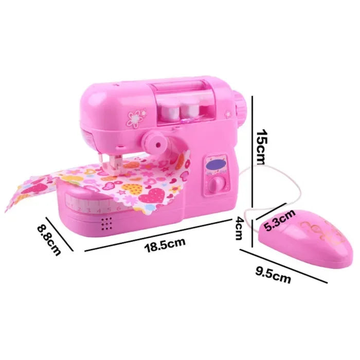 Children's Mini Portable Sewing Machine Small Electric Children Sewing Machine Electronic Sewing Machine Home Toy Set