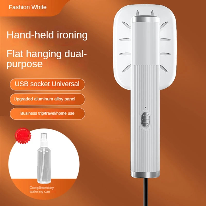 Portable Travel Steamer For Clothes Mini Steam Iron 180°Rotatable Handheld Steam Iron For Fabric Clothes