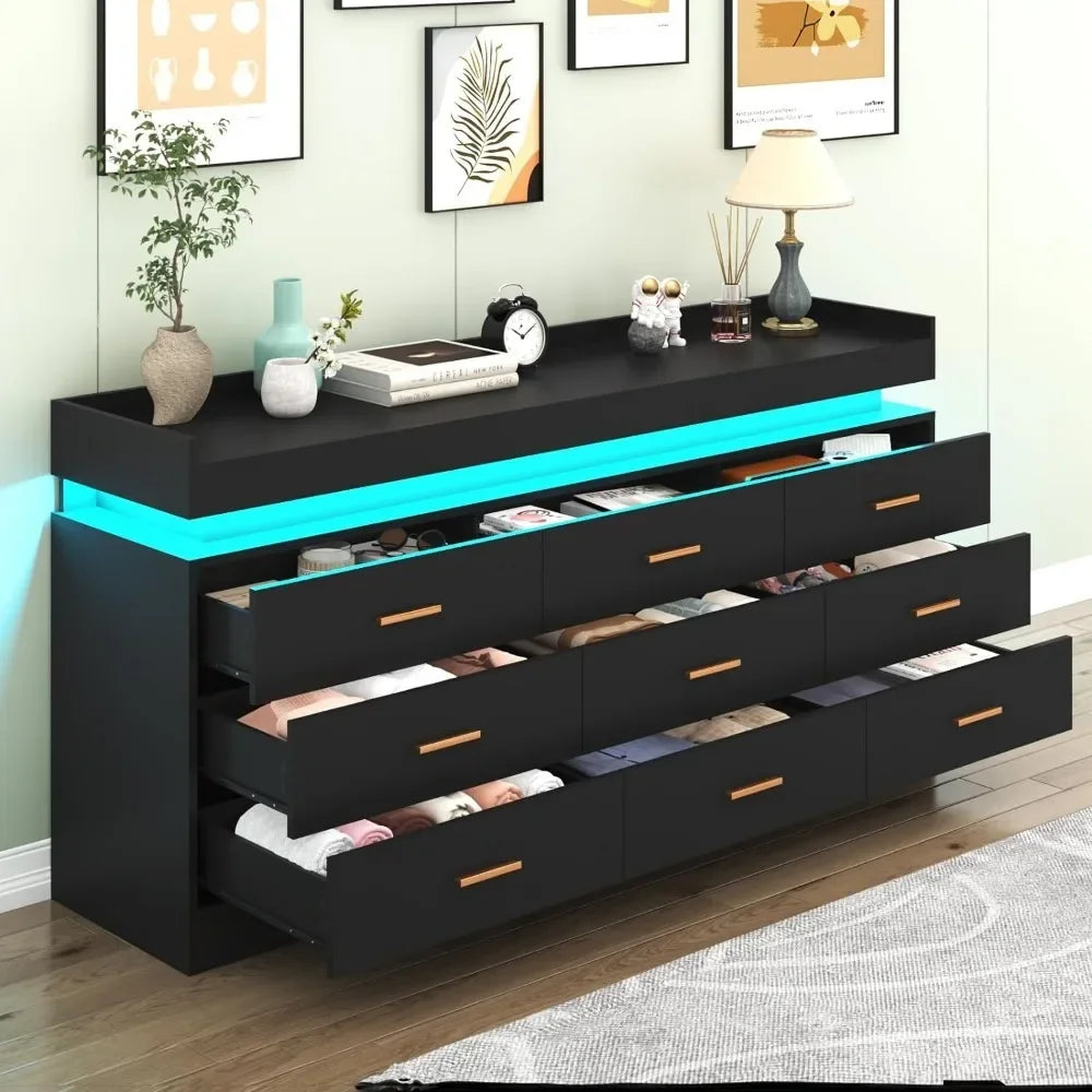 Wide Drawer Organizer Cabinet