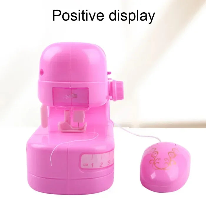 Children's Mini Portable Sewing Machine Small Electric Children Sewing Machine Electronic Sewing Machine Home Toy Set