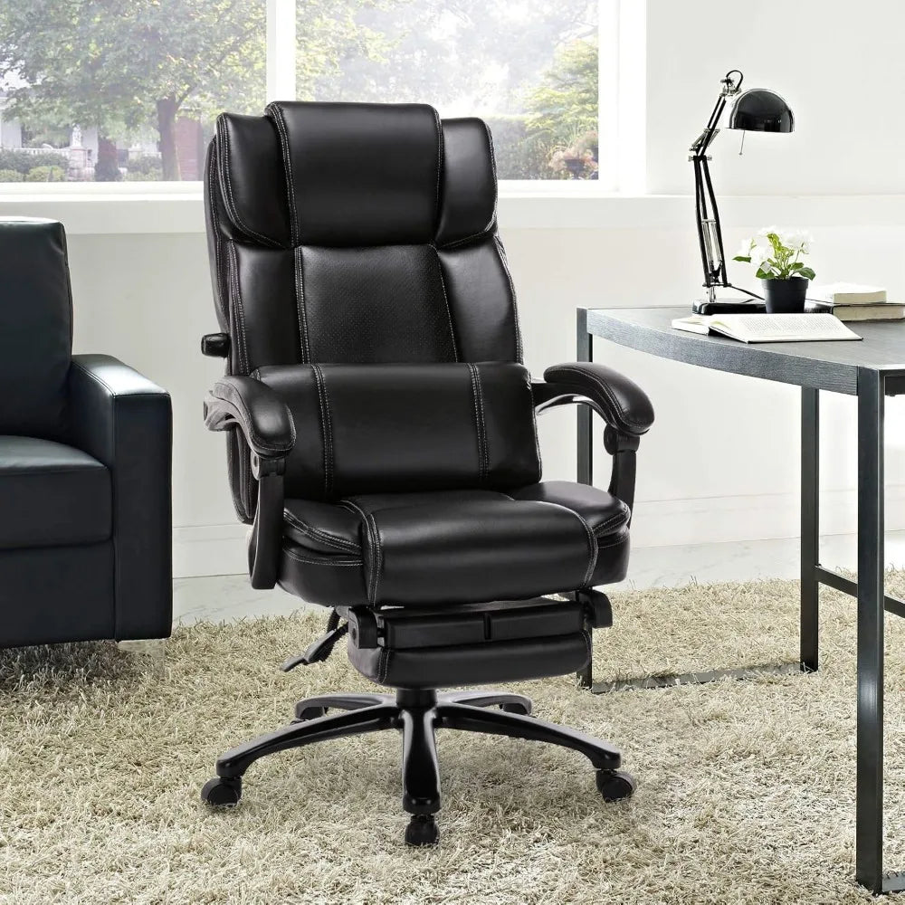 Adjustable Tilt Angle Bonded Leather Office Chair