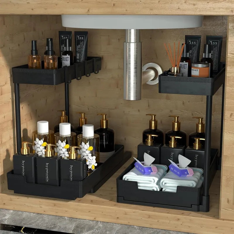 L-Shaped Under Sink Organizer