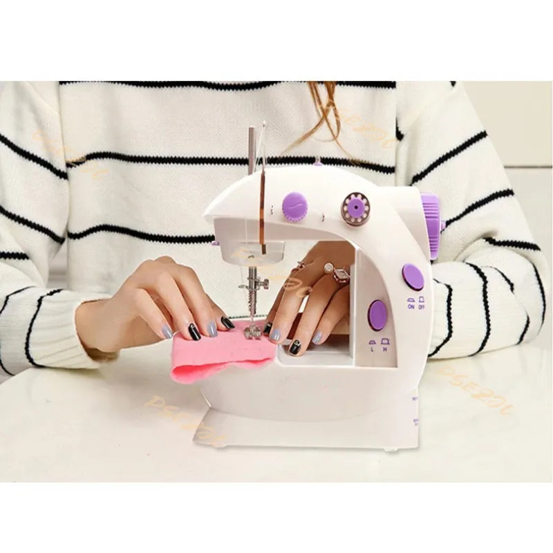 Household Electric Sewing Machine Portable Desktop Electric Mini Light Sewing Machine