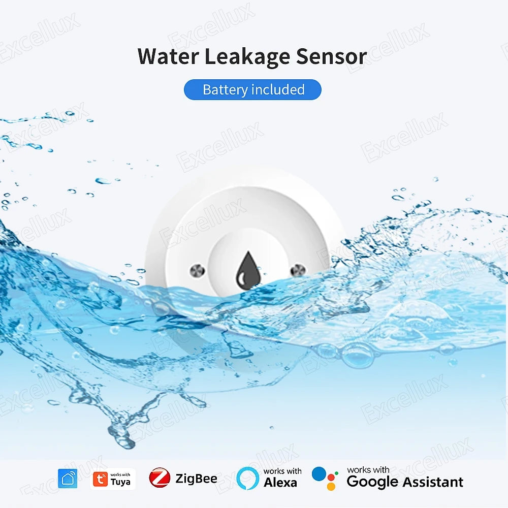 Tuya Water Leak Detector ZigBee 3.0  Leakage Alarm Sensor