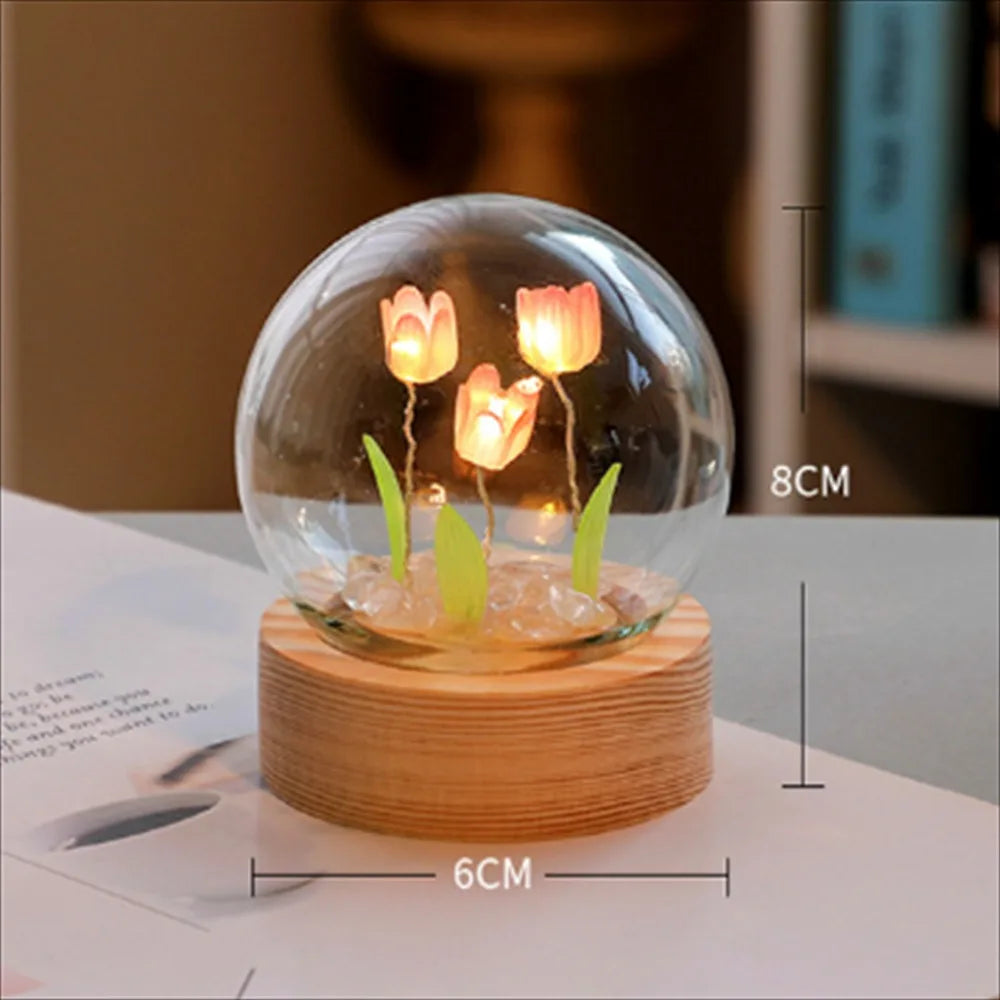 Tulip Night Light Floral Lamp