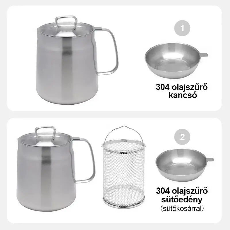 Household Stainless Steel Oil Pot Filter