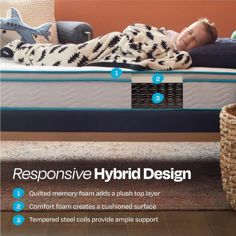 Memory Foam and Spring Hybrid Mattress