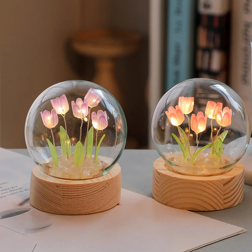 Tulip Night Light Floral Lamp