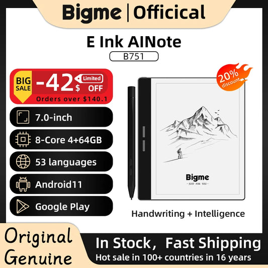 Bigme B751 7-inch ink screen e-book reader