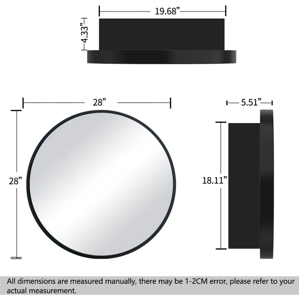 Round Medicine Cabinet 28 x 28 Inch