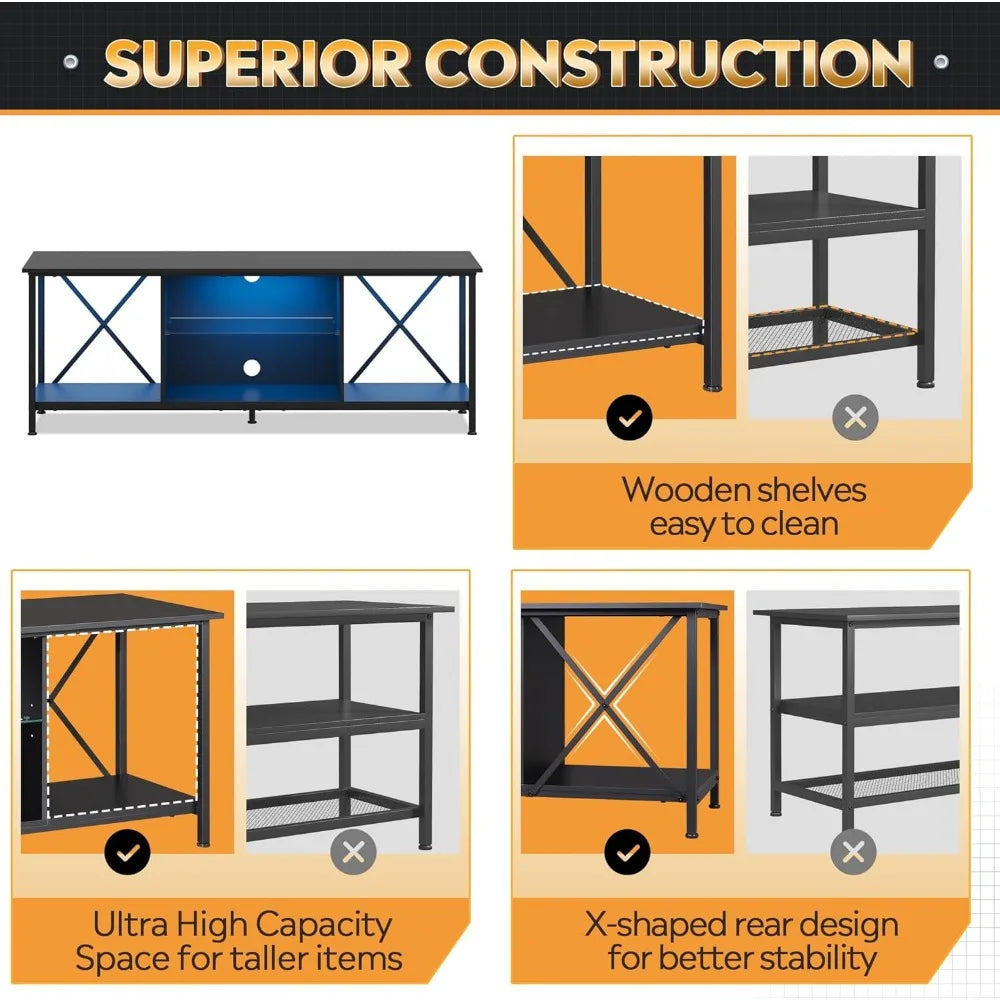 WLIVE TV Stand Up To 65 Inch TV