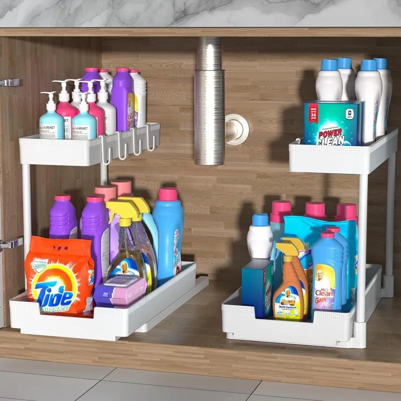 L-Shaped Under Sink Organizer