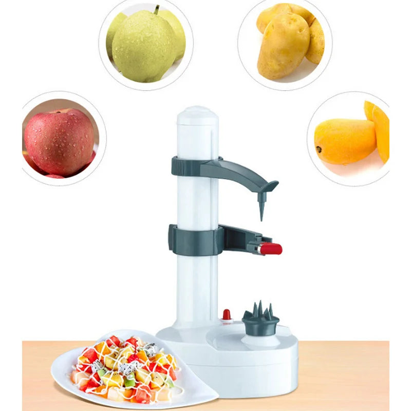 Electric Potato Peeler with Hidden Storage