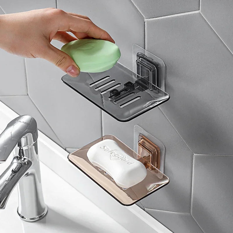 No Drilling  Double Layer Soap Holder